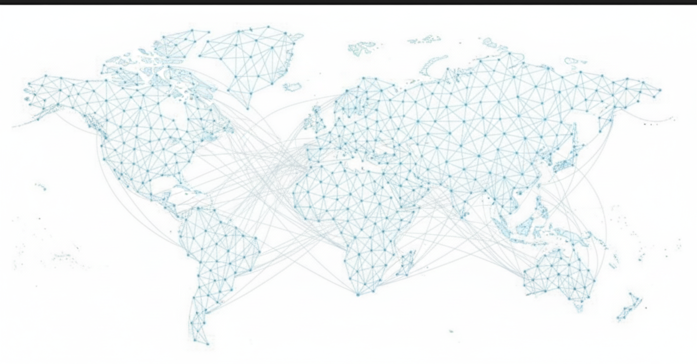 Global network of connected markets